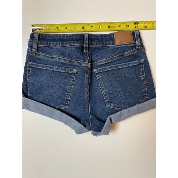 Aeropostale Flex Effects High Waisted Midi Denim Jean Shorts Size 2 EUC - Picture 8 of 8